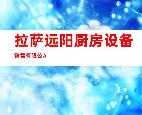 拉萨远阳厨房设备销售有限公司